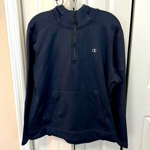 Champion | Men’s navy blue quarter zip hoodie